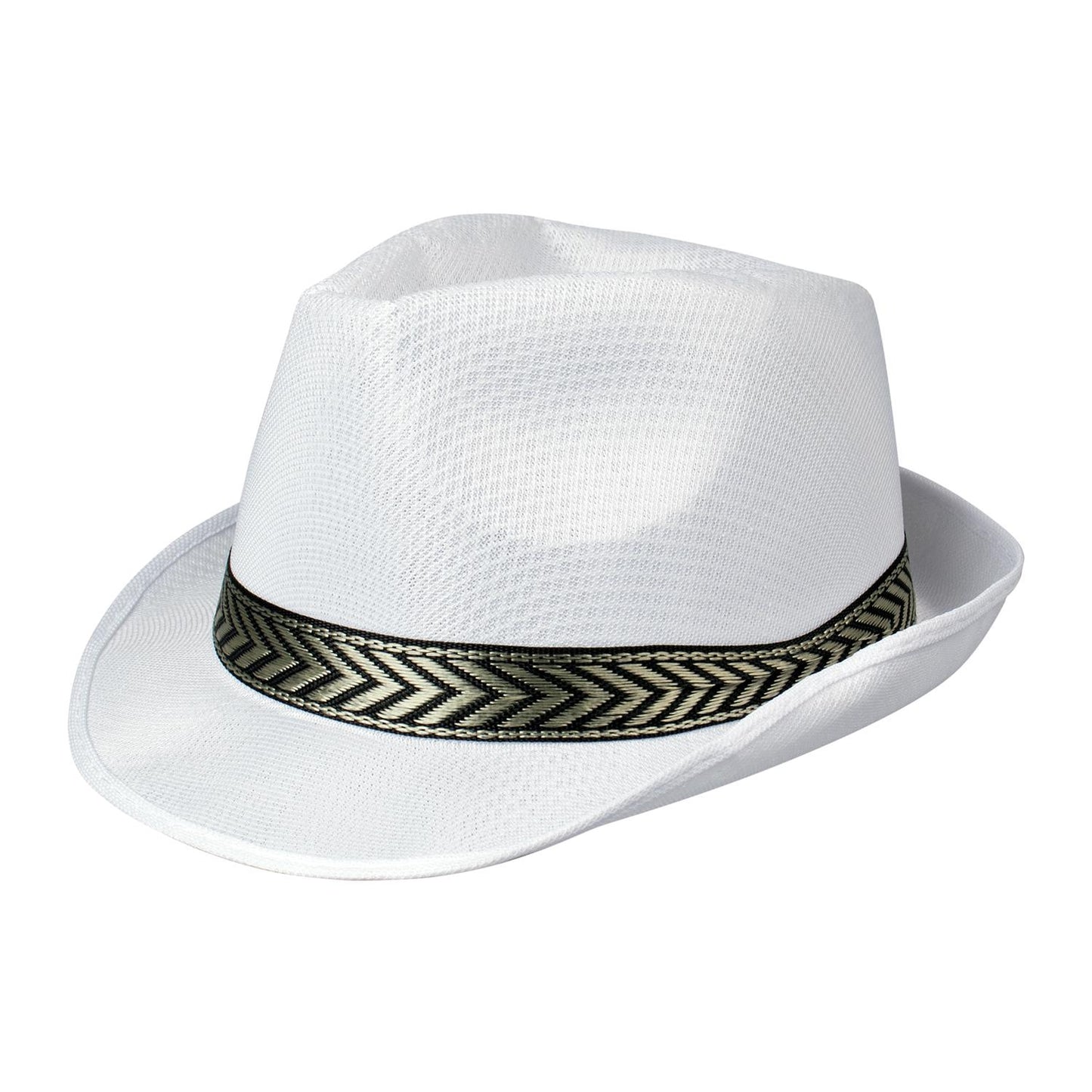 White White Mesh Fedora