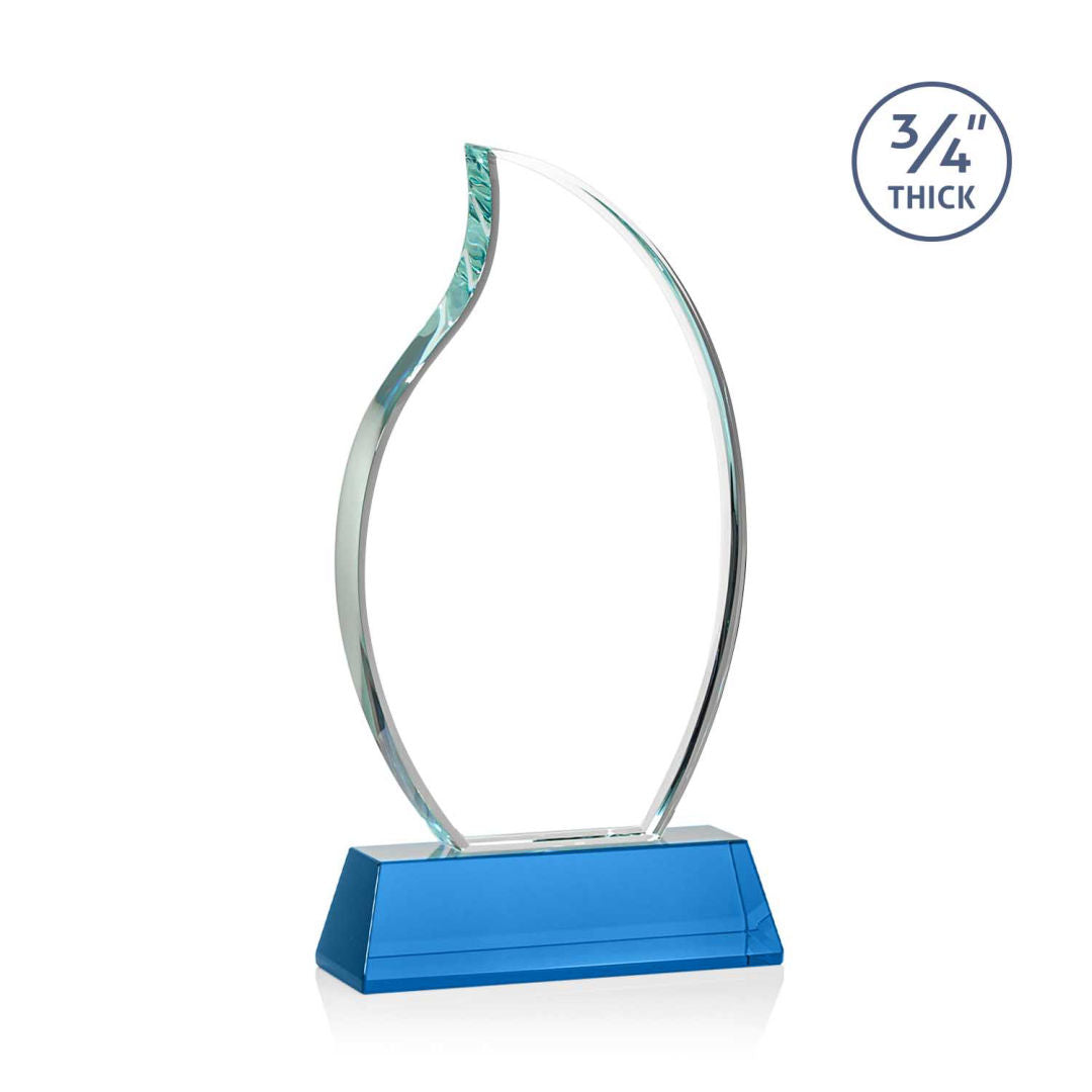 Croydon Flame Award on Newhaven Base - Sky Blue