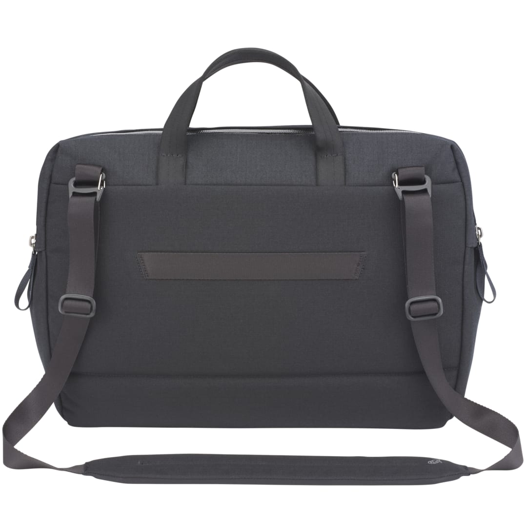 Front View of Black Bellroy Via 16" Work Bag