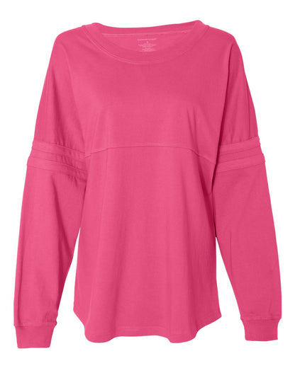 Women's Jersey Pom Pom Long Sleeve T-Shirt - T14