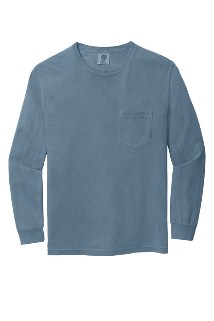 COMFORT COLORS Heavyweight Ring Spun Long Sleeve Pocket Tee. 4410