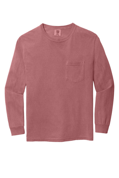 COMFORT COLORS Heavyweight Ring Spun Long Sleeve Pocket Tee. 4410