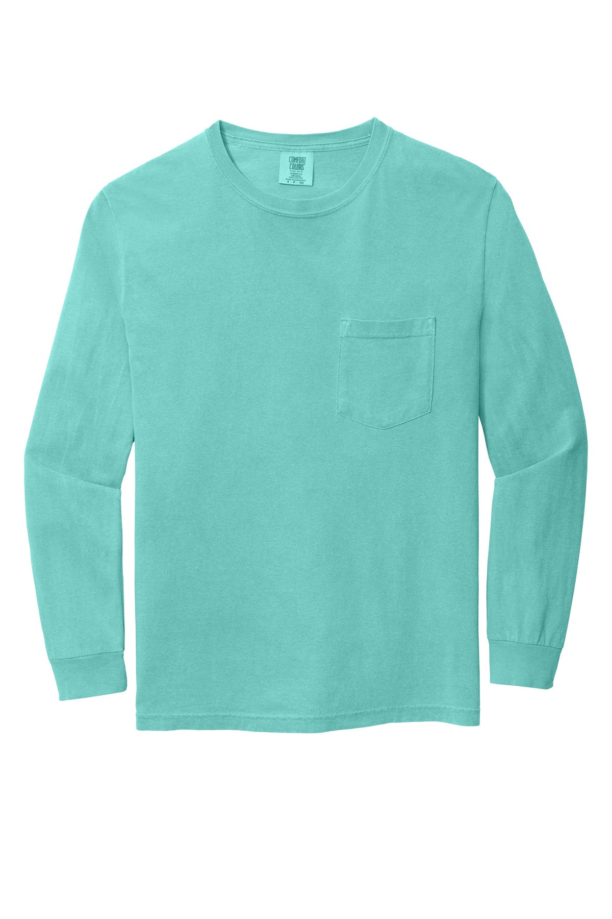 COMFORT COLORS Heavyweight Ring Spun Long Sleeve Pocket Tee. 4410