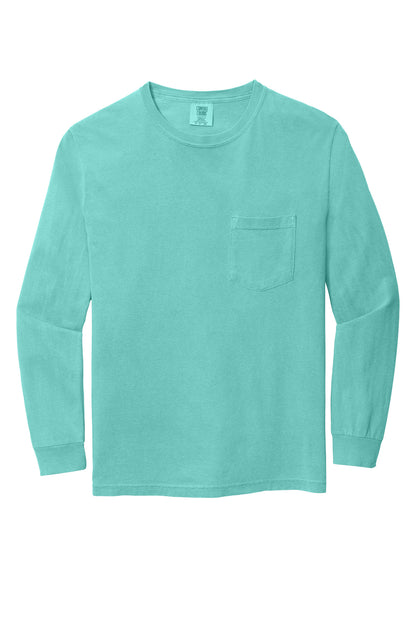 COMFORT COLORS Heavyweight Ring Spun Long Sleeve Pocket Tee. 4410