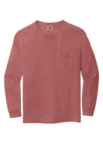 COMFORT COLORS Heavyweight Ring Spun Long Sleeve Pocket Tee. 4410