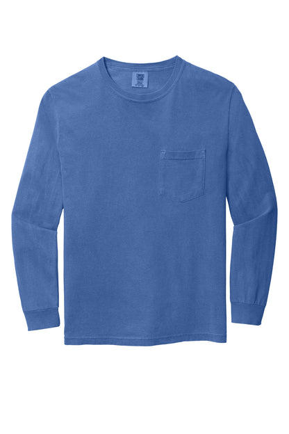 COMFORT COLORS Heavyweight Ring Spun Long Sleeve Pocket Tee. 4410
