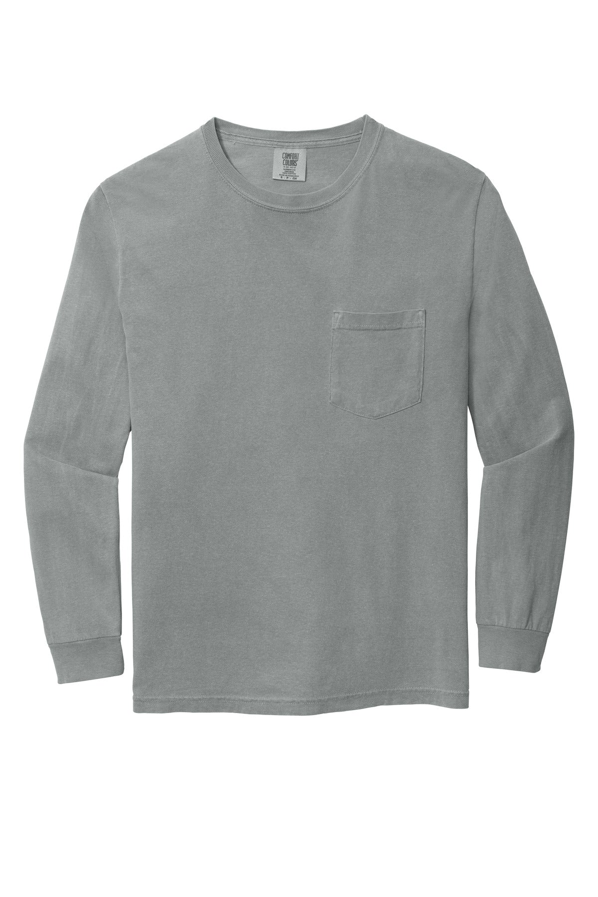 COMFORT COLORS Heavyweight Ring Spun Long Sleeve Pocket Tee. 4410