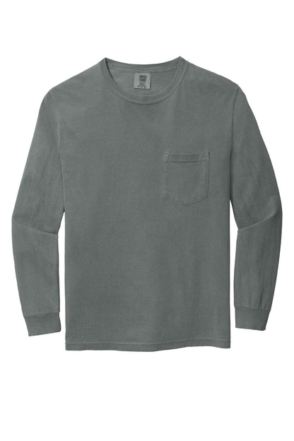 COMFORT COLORS Heavyweight Ring Spun Long Sleeve Pocket Tee. 4410