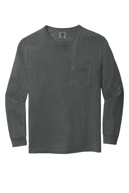 COMFORT COLORS Heavyweight Ring Spun Long Sleeve Pocket Tee. 4410