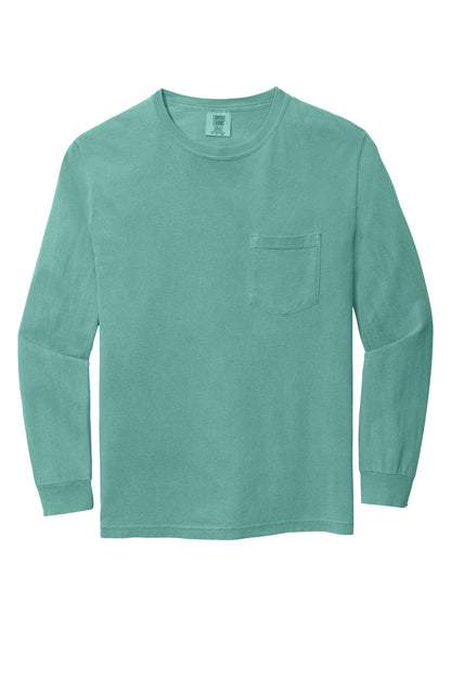 COMFORT COLORS Heavyweight Ring Spun Long Sleeve Pocket Tee. 4410