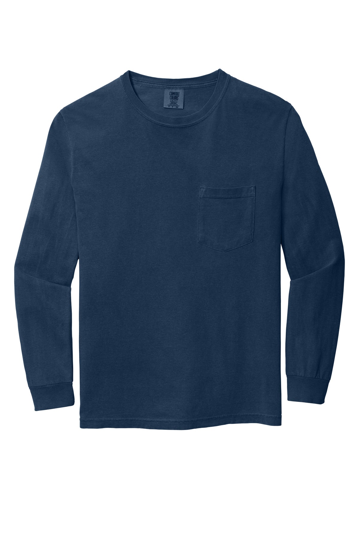 COMFORT COLORS Heavyweight Ring Spun Long Sleeve Pocket Tee. 4410