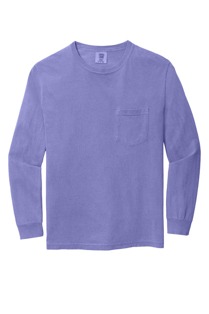 COMFORT COLORS Heavyweight Ring Spun Long Sleeve Pocket Tee. 4410