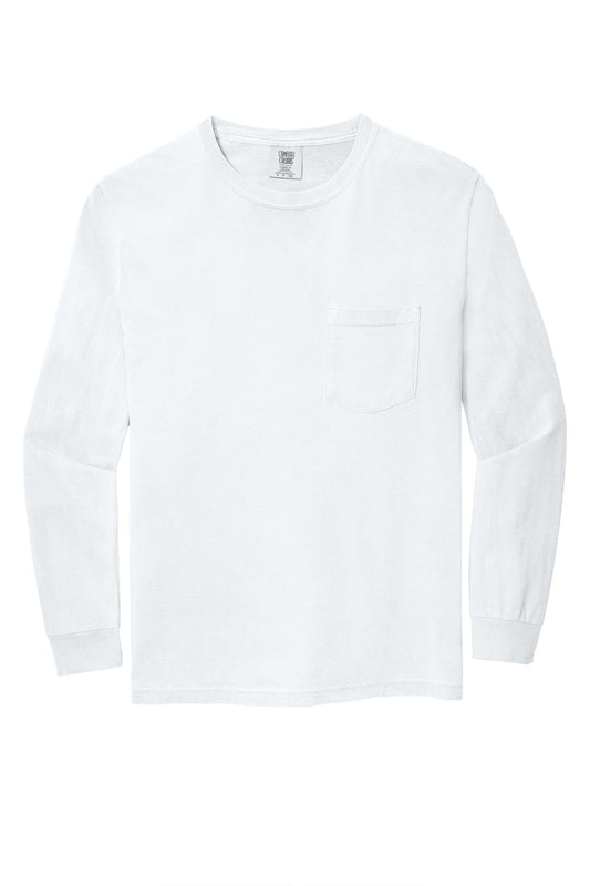 COMFORT COLORS Heavyweight Ring Spun Long Sleeve Pocket Tee. 4410