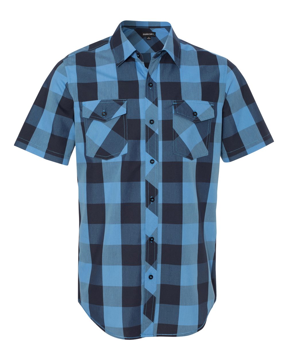 Men's Buffalo Plaid Short Sleeve Shirt - 9203