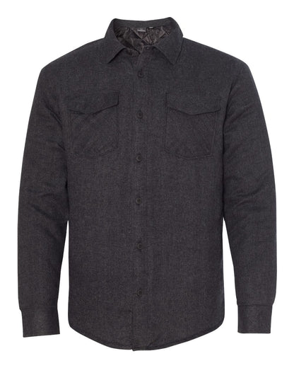 Men's Quilted Flannel Shirt Jacket - 8610