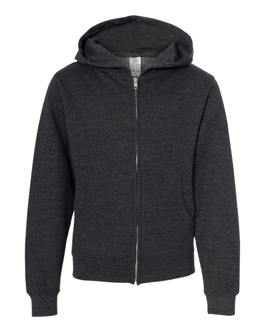 Youth Midweight Full-Zip Hooded Sweatshirt - SS4001YZ