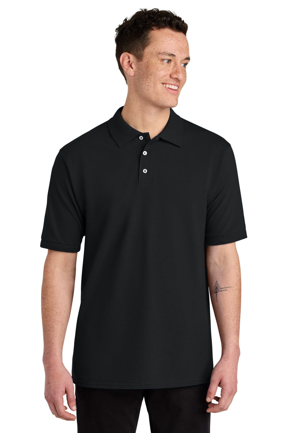 SanMar 443M_black_model_front.jpg