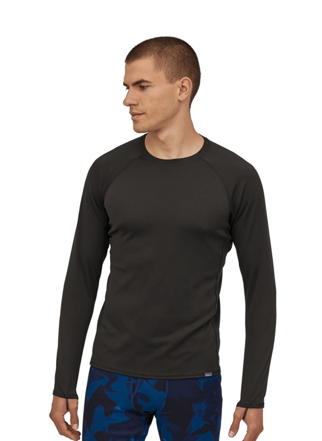 Patagonia Men's Capilene Midweight Long-Sleeve T-Shirt - Black - XS