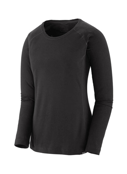 Patagonia Women's Capilene Midweight Long-Sleeve T-Shirt - Black - XXS