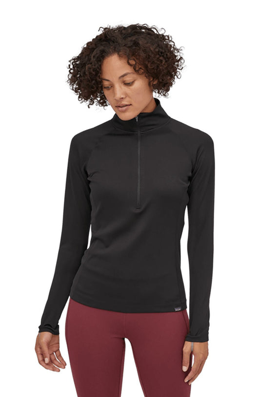Patagonia Women's Capilene Midweight Half-Zip - Black - XXS