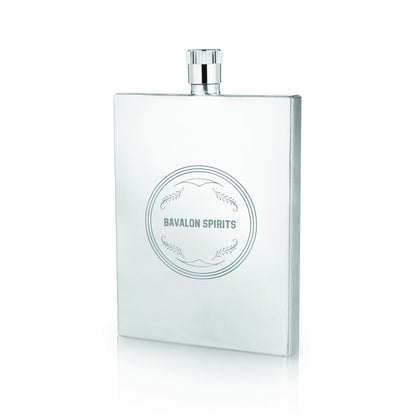 Viski® Stainless Steel Slim Flask