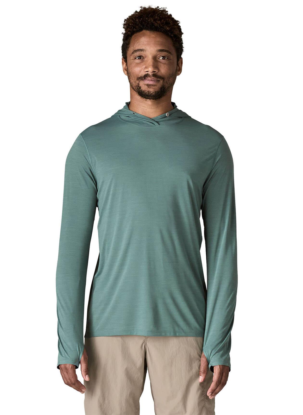 Patagonia Men's Cap Cool Ultra Hoody - Blue Sage - Light Blue Sage X-Dye - XS