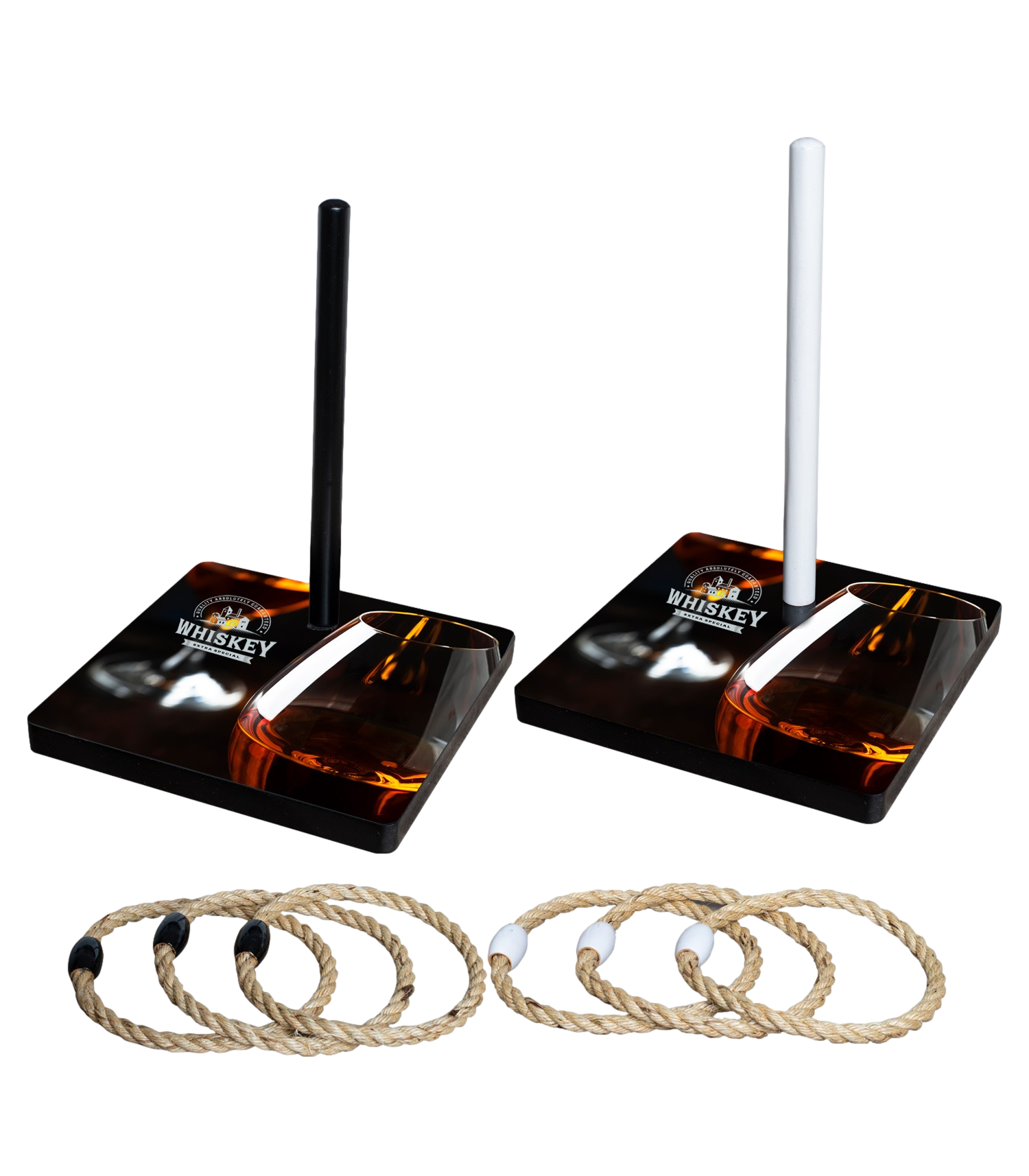 Black / White Ring Toss Game