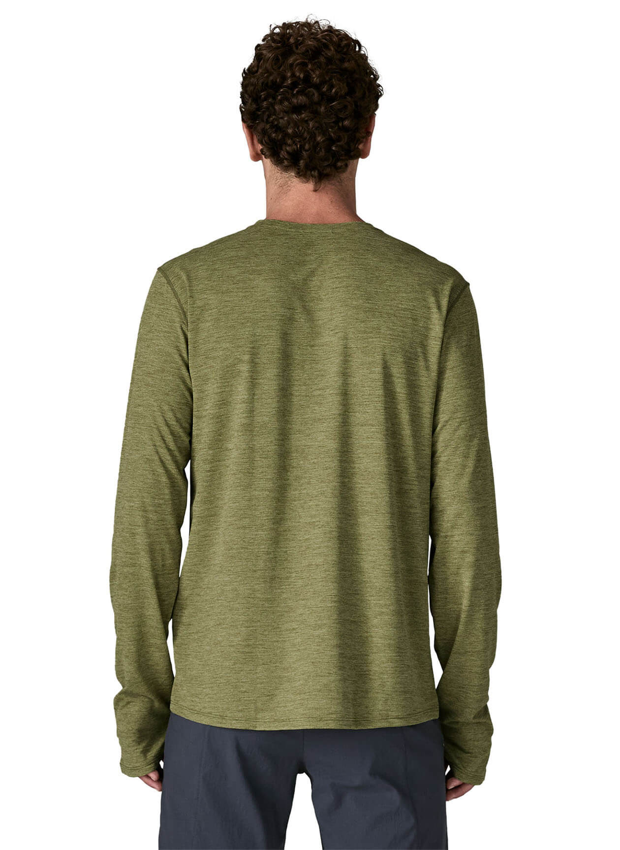 Patagonia Men's Long-Sleeved Cap Cool Sun Shirt - Caper Green - Buckhorn Green X-Dye - XS
