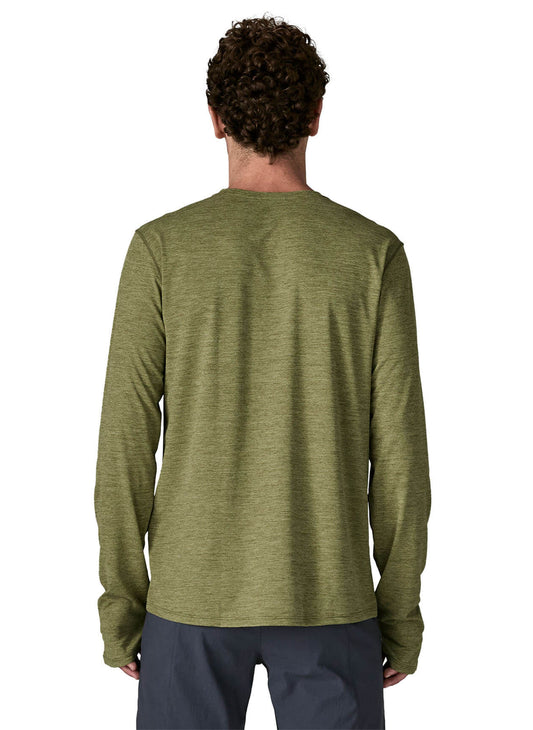 Patagonia Men's Long-Sleeved Cap Cool Sun Shirt - Caper Green - Buckhorn Green X-Dye - XS