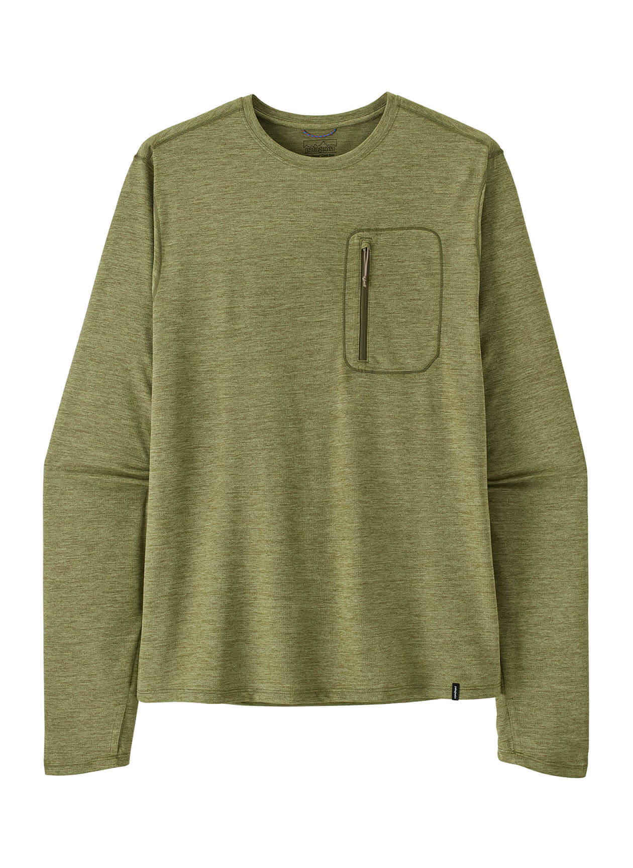 Patagonia Men's Long-Sleeved Cap Cool Sun Shirt - Caper Green - Buckhorn Green X-Dye - XS