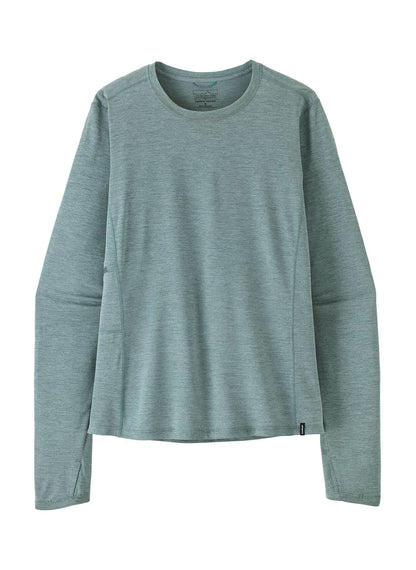 Patagonia Women's Long-Sleeved Cap Cool Sun Shirt - Thermal Blue - Thin Ice X-Dye - XS