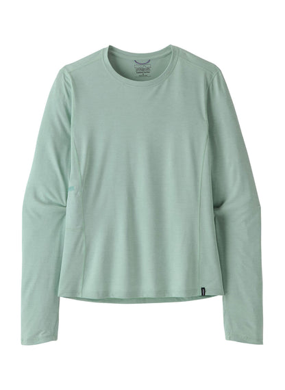 Patagonia Women's Long-Sleeved Cap Cool Sun Shirt - Thermal Blue - Thin Ice X-Dye - XS