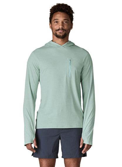 Patagonia Men's Cap Cool Sun Hoody - Thermal Blue - Thin Ice X-Dye - XS