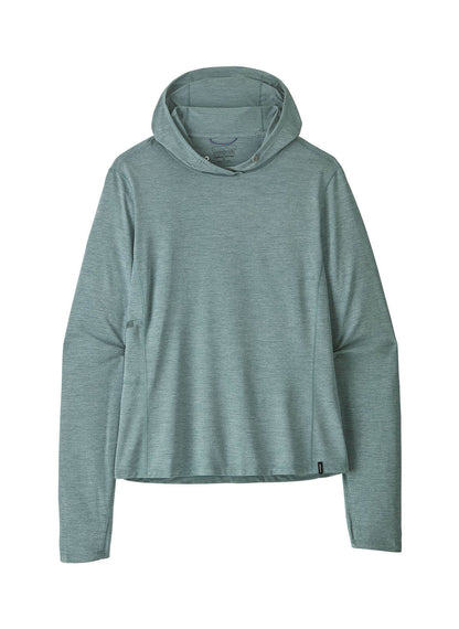 Patagonia Women's Cap Cool Sun Hoody - Thermal Blue - Thin Ice X-Dye - SM