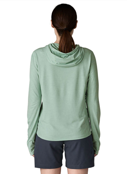 Patagonia Women's Cap Cool Sun Hoody - Thermal Blue - Thin Ice X-Dye - XS