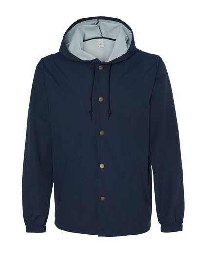 Men's Water-Resistant Hooded Windbreaker - EXP95NB