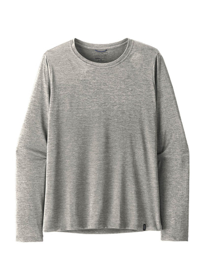 Patagonia Women's Long-Sleeved Cap Cool Daily Shirt - Aquatic Blue - Light Aquatic Blue X-Dye - XS