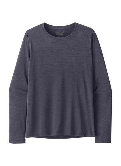 Patagonia Women's Long-Sleeved Cap Cool Daily Shirt - Aquatic Blue - Light Aquatic Blue X-Dye - XXS