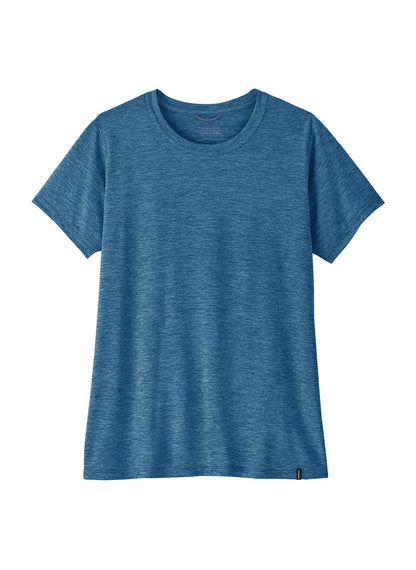 Patagonia Women's Cap Cool Daily Shirt - Smolder Blue - Light Smolder Blue X-Dye - XXS