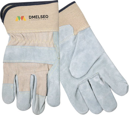 Split Leather Glove w/Safety Cuffs