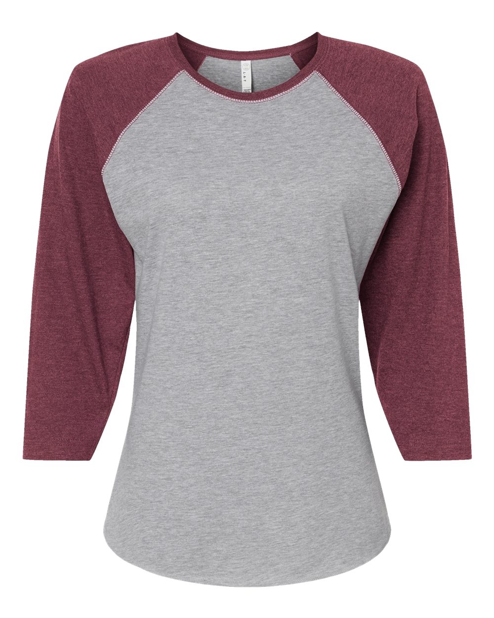 Women's Baseball Fine Jersey Three-Quarter Sleeve Tee - 3530