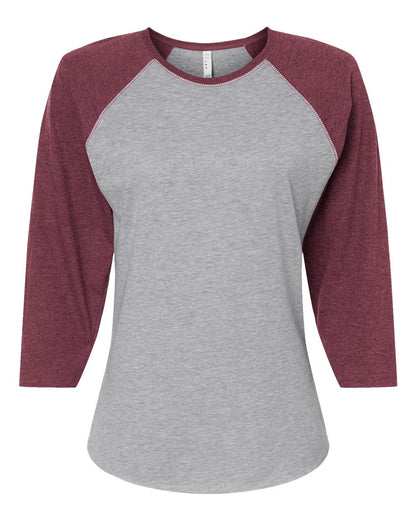 Women's Baseball Fine Jersey Three-Quarter Sleeve Tee - 3530