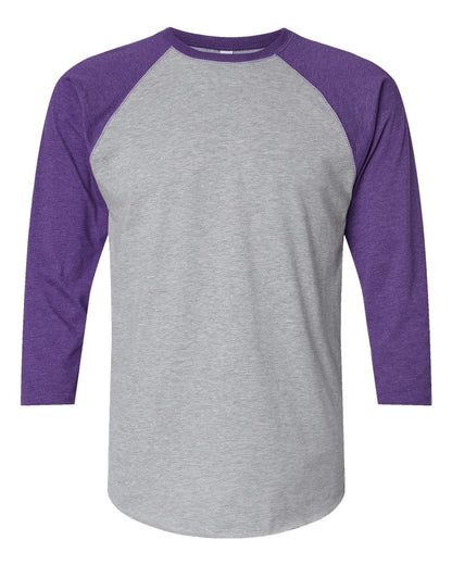 Men's Baseball Fine Jersey Three-Quarter Sleeve Tee - 6930