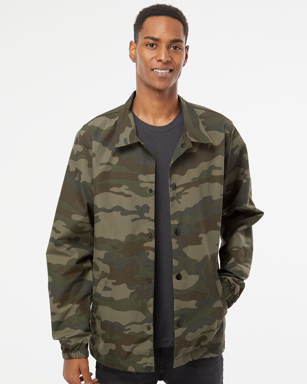 Men's Water-Resistant Windbreaker Coach’s Jacket - EXP99CNB