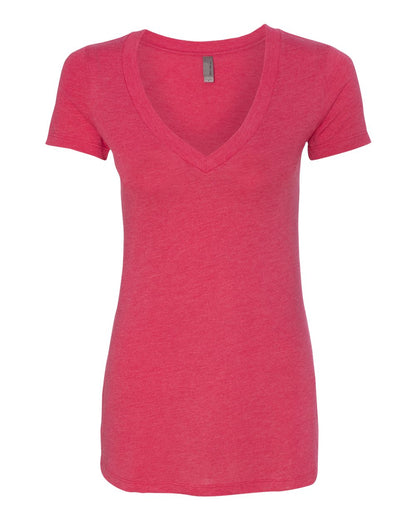 Women’s Triblend Deep V-Neck T-Shirt - 6740