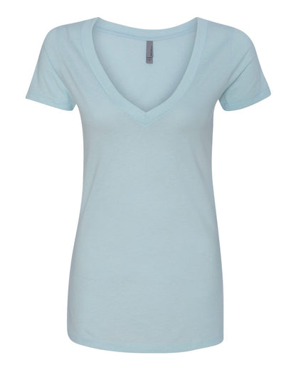 Women’s CVC Deep V-Neck T-Shirt - 6640