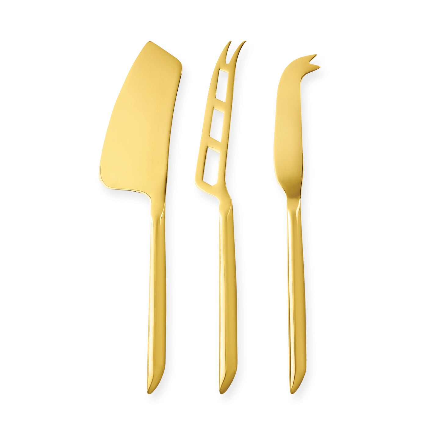 Viski® Gold Cheese Knives