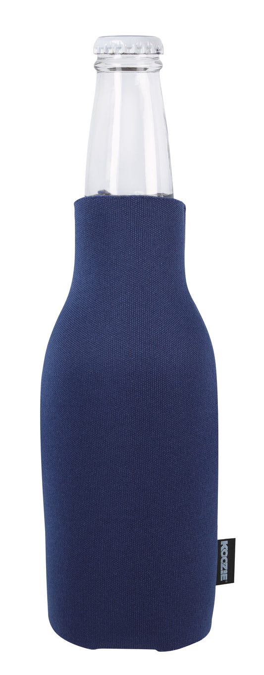 Koozie® Zip-Up Bottle Cooler with Opener