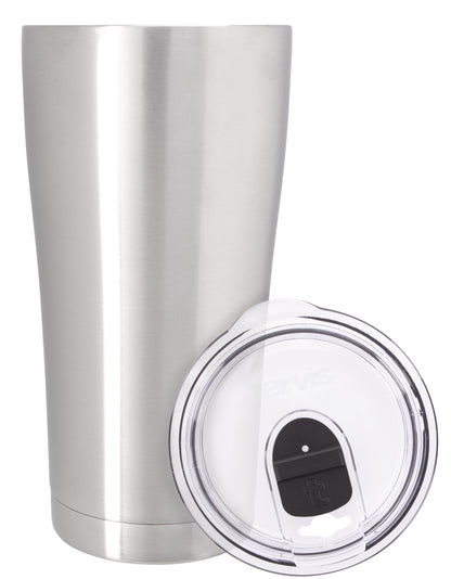 Front View of Silver Tervis® Stainless Steel Tumbler - 20 oz.