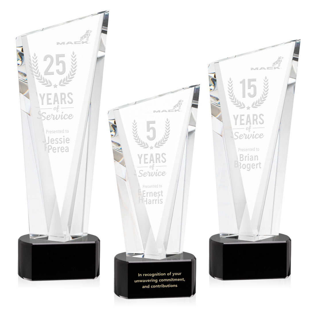 Plymouth Award on Paragon Base - Black